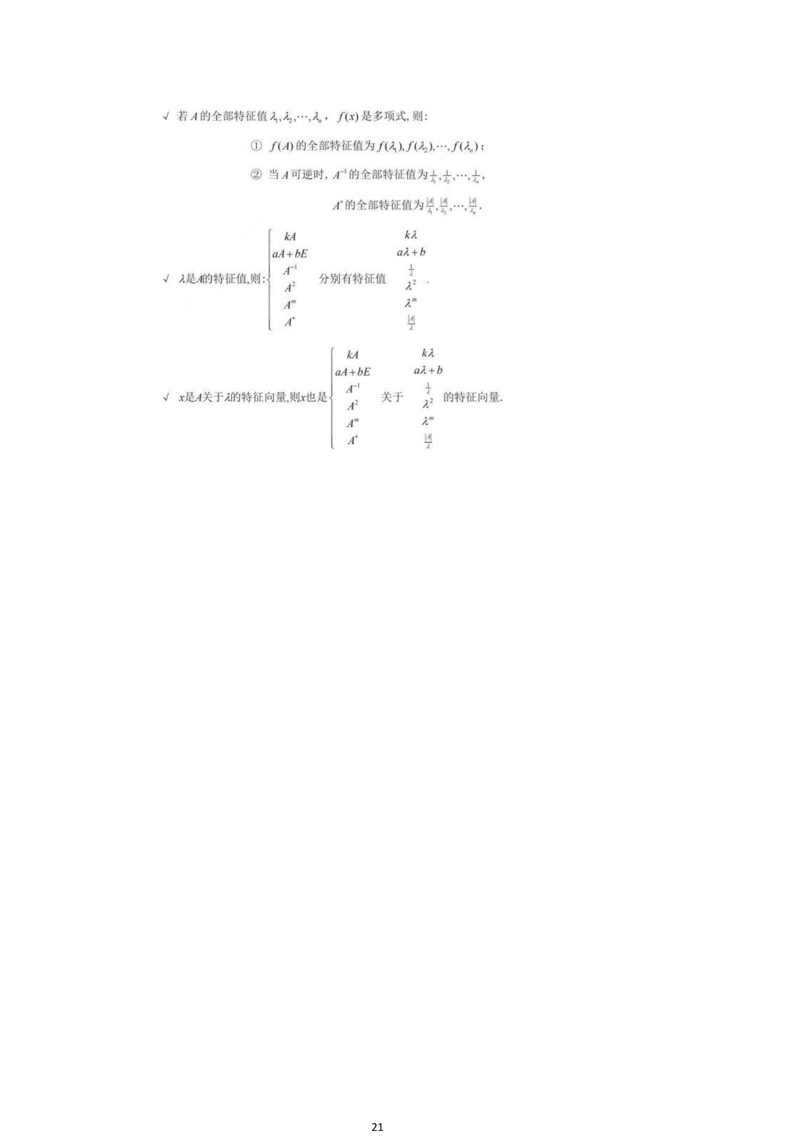 福建自考04184線性代數(shù)(經(jīng)管類)知識點押題資料